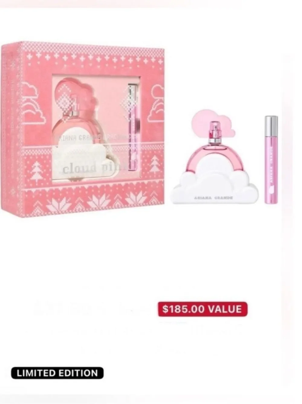 ARIANA GRANDE Cloud Pink Gift Set Limited Edition $185 Value